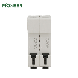 Miniature Circuit <strong>Breaker</strong> 6/10/16/20/25/32/40/50/63A Solar PV DC 600V PA66 Material Li Protection 2P Rail Mounting 10kA Breaking - Product Image 4