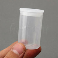 Boîtes de rangement vides en plastique, étanches et anti-poussière, pour bijoux, films photo 35 mm, emballages, pots, bidons, conteneurs