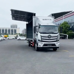 Foton Flying Wing <span class=keywords><strong>Truck</strong></span> 6.8 Mètres Camion Cargo Véhicule avec ailes Van avec compartiments latéraux ouverts Véhicule de transport logistique - Product Image 4