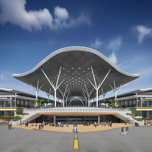 2025 nóng bán các tòa nhà Kết Cấu Thép hiện đại để xây dựng cho các trung tâm triển lãm hội nghị quốc tế - Product Image 1