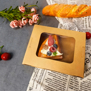 Tùy chỉnh dùng một lần bao bì thực phẩm krfat giấy để đi hộp thực phẩm - Product Image 4