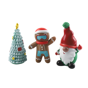 Fábrica personalizada lindo perro juguete Navidad Reno perro juguete masticar pequeñas mascotas juguetes para mascotas chirriantes - Product Image 5