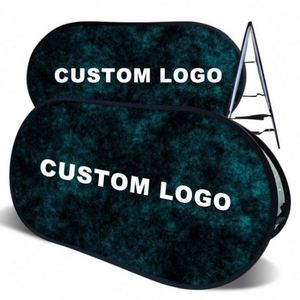 Factory Custom logo Oval a <b>Frame</b> Sideline Banner Horizontal a <b>Frame</b> Pop up Banners - Product Image 1