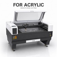 Machine de découpe et de gravure au laser CO2 CNC industrielle pour acrylique, bois, MDF, cuir, tissu, découpe et gravure de matériaux non métalliques