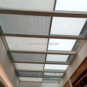 Lucernario Elettrico Integrato con Parasole, Impermeabile, a Taglio Termico, Finestra in GFRP per Tetto, Apertura Automatica, Ventilazione per Seminterrato, Cucina, Tetto Piano - Product Image 6