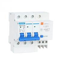 Interruptor Diferencial RCCB Miniatura 63A 3P con Certificación CE, Capacidad de Ruptura de 6kA, Disponible en Múltiples Especificaciones, Interruptor de Protección Contra Fugas a Tierra