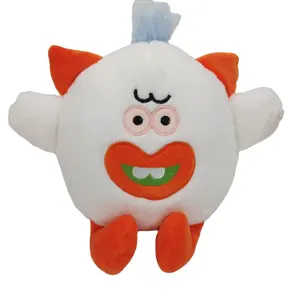 Factory specializing in customizing new plush toys 25cm cuddly loud-mouthed monster