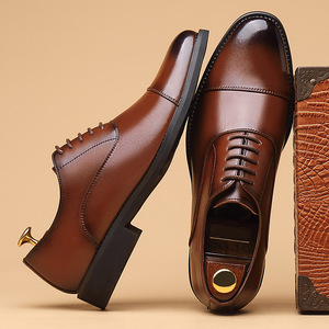 QLFashion British Mens scarpe eleganti a punta sposo d'affari Casual signori - Product Image 3