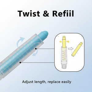 Gessetti Scolastici di Alta Qualità in 6 Colori, Senza Macchie, Portatili, Materiale Durevole, Senza Polvere, Solubili in Acqua - Product Image 3