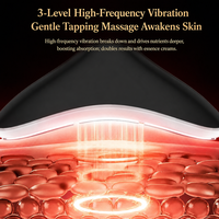 Appareil de lifting du visage et du cou à LED Photon, thérapie par lumière 7 couleurs, masseur de beauté, chaleur, vibration, rechargeable, pour raffermir la peau