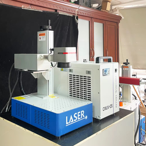 Machine de marquage laser UV CNC portable haute précision 3W/5W/10W avec accessoire rotatif, refroidissement par eau, mode pulsé DST/DXF/AI - Product Image 2