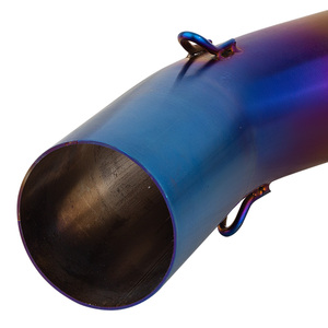 Tube d'échappement FZ1 pour <span class=keywords><strong>Yamaha</strong></span> FZ1N <span class=keywords><strong>FZ1S</strong></span> FZ1-N/S/Fazer 2006-2015, échappements de moto Super Street Bike, tube adaptateur bleu 51MM - Product Image 4