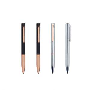 Stylos à bille de luxe personnalisables avec logo, multicolores, pour bureau, hôtel, signature, gravure laser, métal, pour l'école - Product Image 1