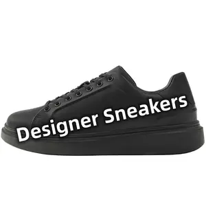 Großhandel Mann Leder klobige High-Top-Mode Top-Qualität Marke Designer Sneakers Herren Luxus Sneakers für Männer