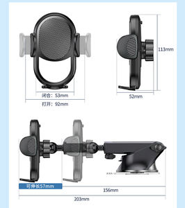 Nouveau support de téléphone de voiture à ventouse pour smartphone pour pare-brise de tableau de bord - Product Image 5
