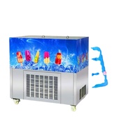 Mesin Pembuat Es Loli/Popsicle Stainless Steel 2 4 6 8 Cetakan, Produktivitas Tinggi