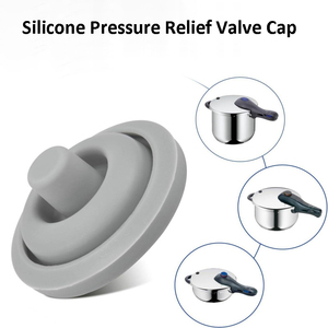 Capuchon de valve de décompression en silicone gris de qualité alimentaire, joint d'étanchéité de sécurité, pièces de rechange pour accessoires de cocotte-minute - Product Image 5