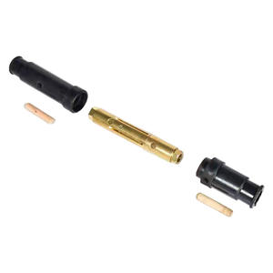 Connecteur de prise moderne de style coréen, matériau en cuivre, tout neuf, origine Shandong, modèle 65987, pour utilisation en soudure - Product Image 1