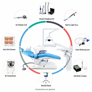 Unidad Completa de Sillón <span class=keywords><strong>Dental</strong></span> con Luz LED, <span class=keywords><strong>Compresor</strong></span> y Taburete, Repuestos Disponibles <span class=keywords><strong>para</strong></span> Compra Separada - Product Image 1