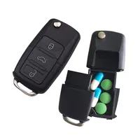 Compartimento secreto seguro de diversão de chaves, decodificação discreta do carro, chave para esconder e armazenar valores de dinheiro