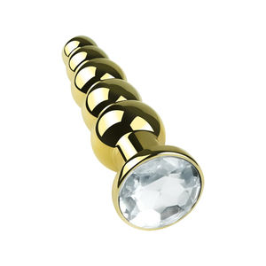 Bestseller Dongkai in Europa: Giocattoli Sessuali Anali a Forma di Sfera in Metallo Argento/Oro, Plug Anale in Metallo con Gioiello per Donne e Uomini - Product Image 4