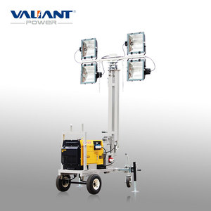 Torre de Iluminación LED Portátil con Fuente de Alimentación IP65 16X360W para Iluminación de Construcción en Exteriores - Product Image 4