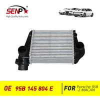 SENP 95B 145 804 E Intercooler Charge Air Cooler Cocok untuk Porsche Macan 95B.2 Turbo Suku Cadang Sistem Pendingin