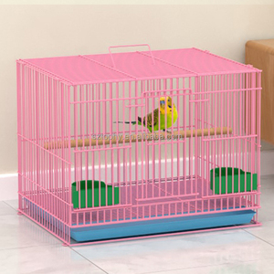 Gabbia per pappagalli in ferro battuto Flight Bird gabbia per pappagalli piccola con Base in plastica con vassoio rimovibile - Product Image 3