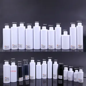 30ml 50ml 60ml 70ml 90ml 100ml 110ml 120ml 150ml 170ml cilindrische HUISDIER plastic fles verpakking