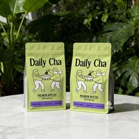 Sachet à fond plat avec fermeture éclair, imprimé numériquement, de qualité alimentaire, pour thé, café, aliments pour bébés, chewing-gum, aliments pour animaux de compagnie, couleur personnalisée