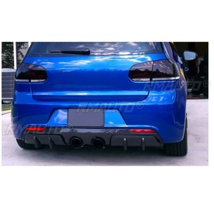 <strong>Car</strong> Rear Bumper Splitter <strong>Diffuser</strong> Lip Bumper <strong>Protector</strong> For Volkswagen Golf 6 R20 2010-2013 Body Kit <strong>Car</strong> Accessories - Product Image 3