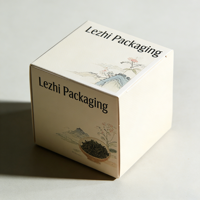 Boîte d'emballage en carton personnalisée à bas prix pour sachets de thé noir, boîte d'emballage en papier pour sachets de thé Kung Fu, boîte d'emballage pour sachets de thé vert