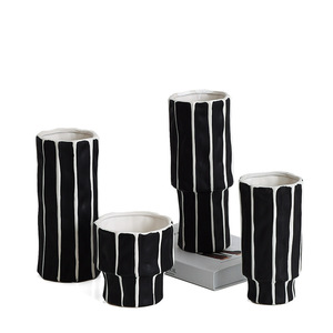 <span class=keywords><strong>Vase</strong></span> en céramique <span class=keywords><strong>blanc</strong></span> créatif 2024 <span class=keywords><strong>pour</strong></span> la décoration de vases à fleurs, herbe de la <span class=keywords><strong>pampa</strong></span>, décoration intérieure - Product Image 5