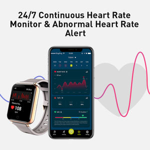 Moniteur de <span class=keywords><strong>saturation</strong></span> en oxygène sanguin ECG EKG de niveau médical montre intelligente Ecg montre intelligente de sport de pression artérielle - Product Image 5