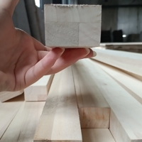 Vente en gros d'usine de lattes en bois de peuplier, planches en bois massif, joint en doigt d'cheval en bois de paulownia pour la construction