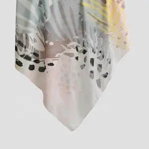 Digitale Maleisische Hot Sjaal Koop Vierkante Hoge Hijab Kwaliteit Sjaal Vrouwen Groothandel Factory Custom Tudung Katoen Voile Gedrukt