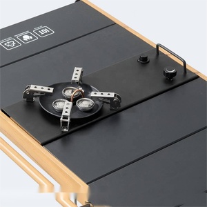Fornello a Gas Butano Portatile in Acciaio Inox, Piccolo, Manuale, Semplice, per Campeggio, Singolo Bruciatore IGT, Elettrico ad Alta Pressione - Product Image 5