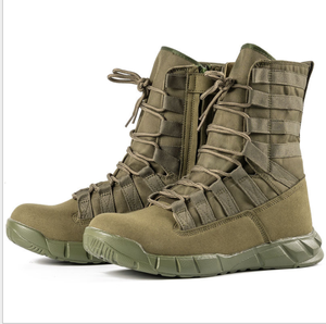 Botas Tácticas de Combate Verdes DFDB01 Ligeras, Transpirables y Antideslizantes, Hechas en China, Otros Materiales - Product Image 1