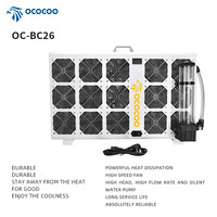 Système de refroidissement liquide externe OCOCOO OC-BC26, kit de radiateur à 12 ventilateurs avec pompe à haut débit et réservoir, refroidissement pour serveur IA, HPC, laser