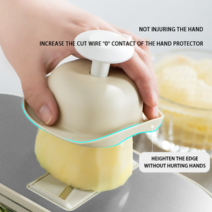 Sáng tạo đa-blade Rau băm nhỏ Cutter của nhãn hiệu thép không gỉ Slicer với tay bảo vệ cống container cho nhà bếp - Product Image 4