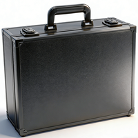 Mallette de rangement pour cartes à collectionner de sport de qualité supérieure de couleur noire de luxe à 6 fentes pour cartes à collectionner OEM ODM