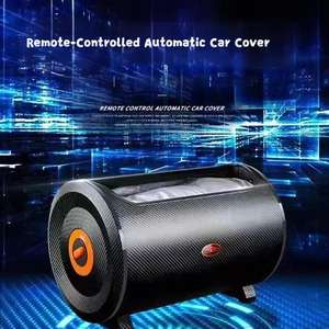 Vollautomatische Autoabdeckung aus Taft, bietet Sonnenschutz, Wärmeisolierung, Regen- und Schneeschutz, vollständige Abdeckung. - Product Image 3