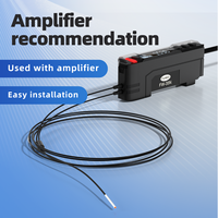 Sonde de détection à fibre optique à réflexion diffuse sans dents, cylindrique, FUWEI FWRS-1220-Q, amplificateur de fibre optique
