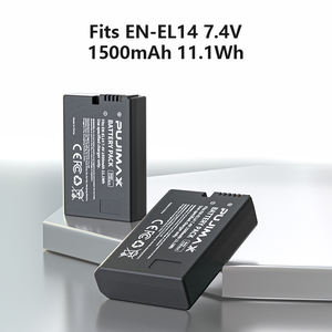 Cargador de Viaje de Una Sola Ranura PUJIMAX Compatible con <span class=keywords><strong>Nikon</strong></span> D5600 D5100 <span class=keywords><strong>D5300</strong></span> P7000 P7100 P7800 P7700 SLR MH-24 para Batería <span class=keywords><strong>Nikon</strong></span> 7.4V EN-EL14 - Product Image 5