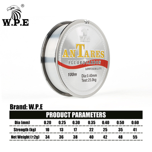 Filo da Pesca W.P.<span class=keywords><strong>E</strong></span> ANTERES Novità Assoluta 0.20mm-0.60mm Rivestito in Fluorocarbon 100m 10KG-41KG Filo da Carpa - Product Image 3