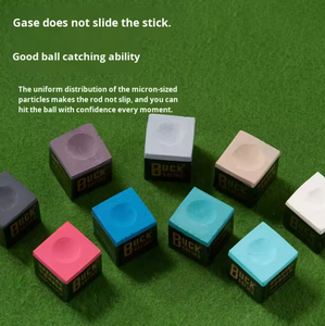 Craie de billard bleue huileuse pour queue de billard, style chocolat, boîte de 12 pièces - Product Image 4