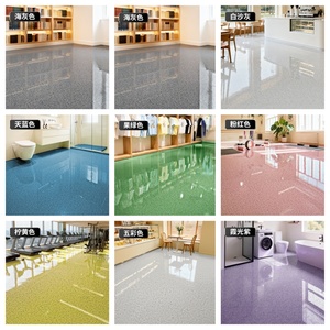 Revestimiento Autonivelante para Pisos de <span class=keywords><strong>Epoxi</strong></span> con Arena de Color, Efecto Mármol, Antideslizante y Resistente al Desgaste para Pisos de Concreto y Azulejos Residenciales - Product Image 4
