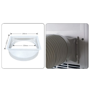 Acoplador de Manguera de Escape para <span class=keywords><strong>Aire</strong></span> <span class=keywords><strong>Acondicionado</strong></span> Portátil, 5.9 Pulgadas, Material ABS, Ecológico, Adaptador de Ventilación para <span class=keywords><strong>Aire</strong></span> <span class=keywords><strong>Acondicionado</strong></span> de Uso Doméstico - Product Image 5