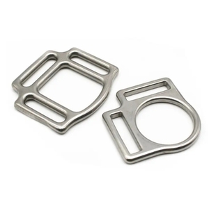 Paslanmaz çelik <span class=keywords><strong>2</strong></span> veya 3 döngü kare ayarlanabilir 15mm 20mm 25mm Metal kaymak toka at Halter toka dizgin toka - Product Image 2