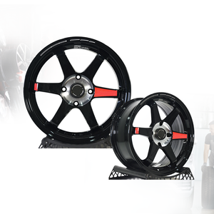 3R Aluminium Alloy Passenger Car <b>Wheel</b> Glossy Black 17x7.5 5H113 ET38 Multi-<b>Spoke</b> Lightweight Export Malaysia 03268-M18-A - Product Image 1